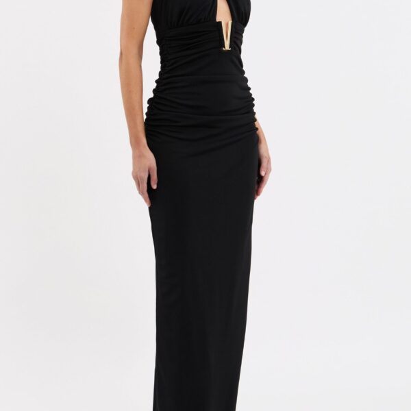 adding a touch of glamour. Cinched at the waist