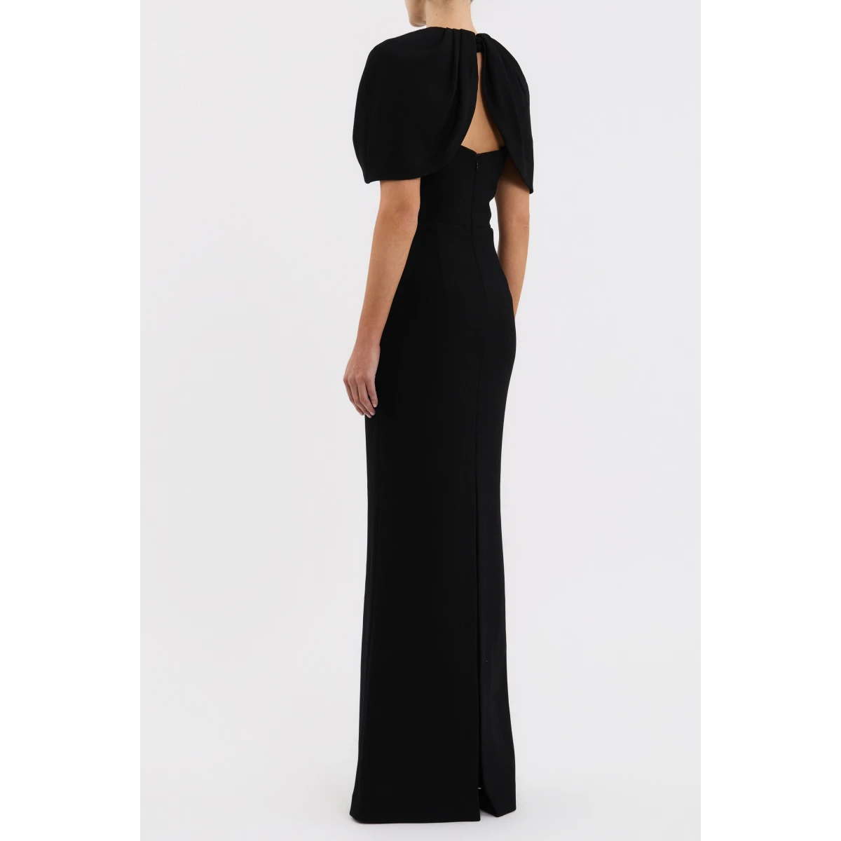detailed with a back split for ease of wear. Complete with lining and an invisible zip fastening at the back