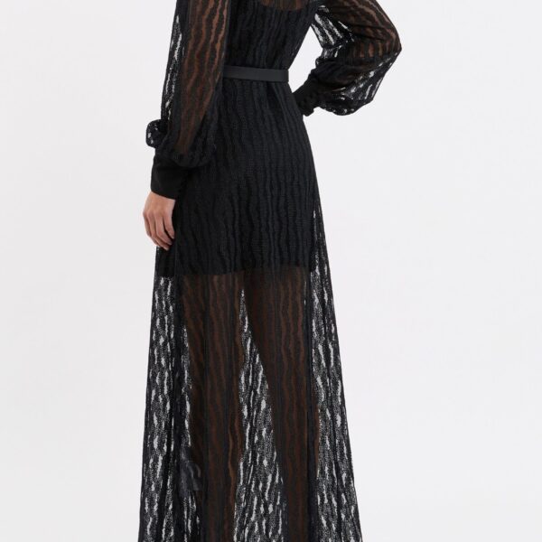 paired with an additional slip dress. Complete with a raw finished hem