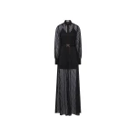 Rebecca Vallance Black Dresses The Seraphina Maxi Dress in black harmonises contemporary style and timeless elegance. Tailored from embroidered mesh