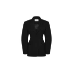 Rebecca Vallance Black Jackets The Finley Blazer in black infuses elevated sophistication and modern design. Expertly tailored