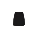 Rebecca Vallance Black Shorts The Finley Skort in black is a must-have wardrobe essential to elevate your styling. Featuring a sleek mini skirt silhouette with a front half-skirt flap and mini short design at the back