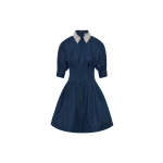 Rebecca Vallance Blue Dresses The Cielo Mini Dress radiates chic sophistication in navy