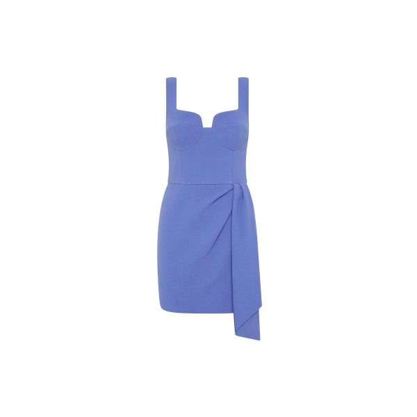 Rebecca Vallance Blue Dresses The Violetta Mini Dress stuns in periwinkle blue