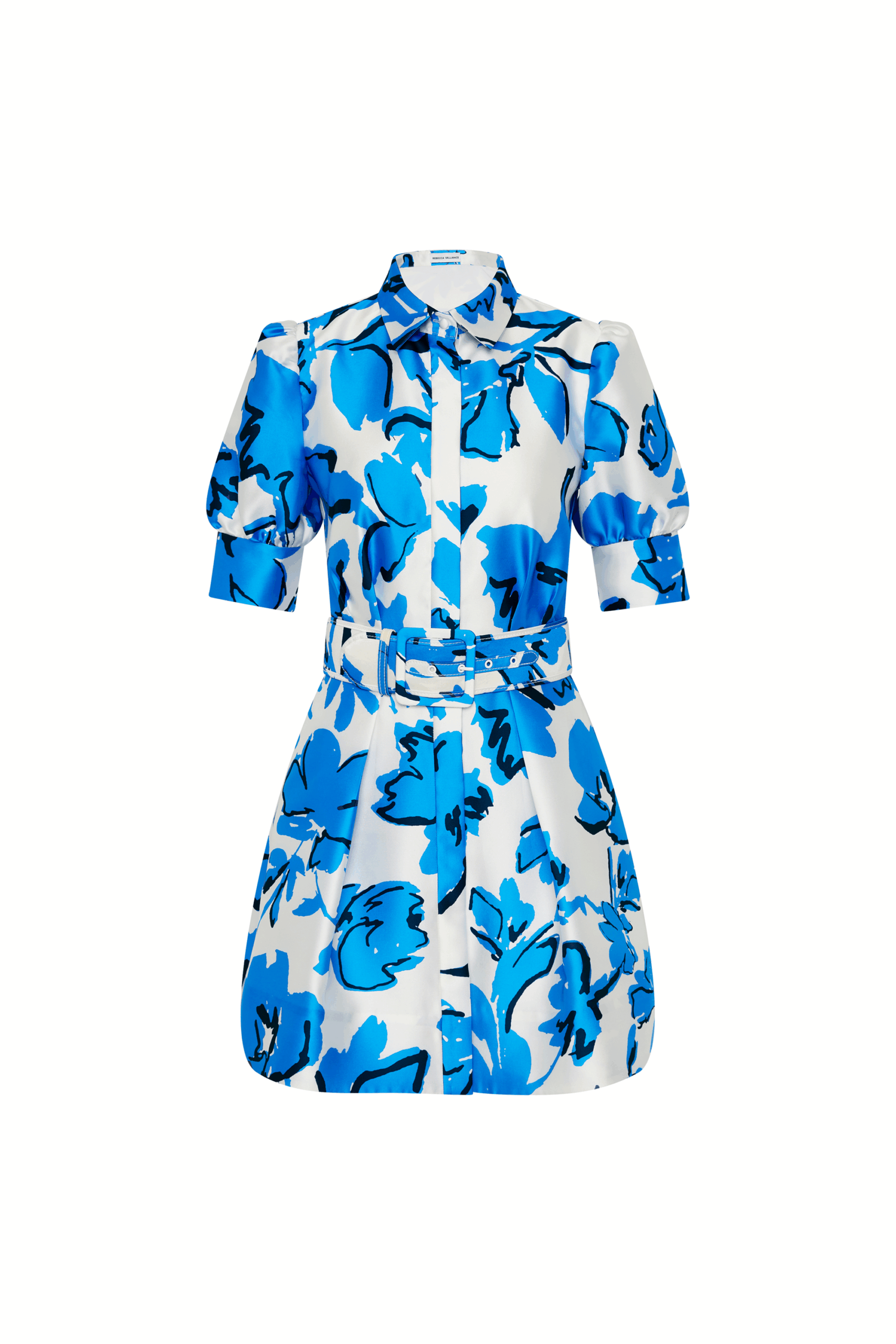Rebecca Vallance Blue Dresses The Sapphira Mini Dress harmonises timeless sophistication and chic style