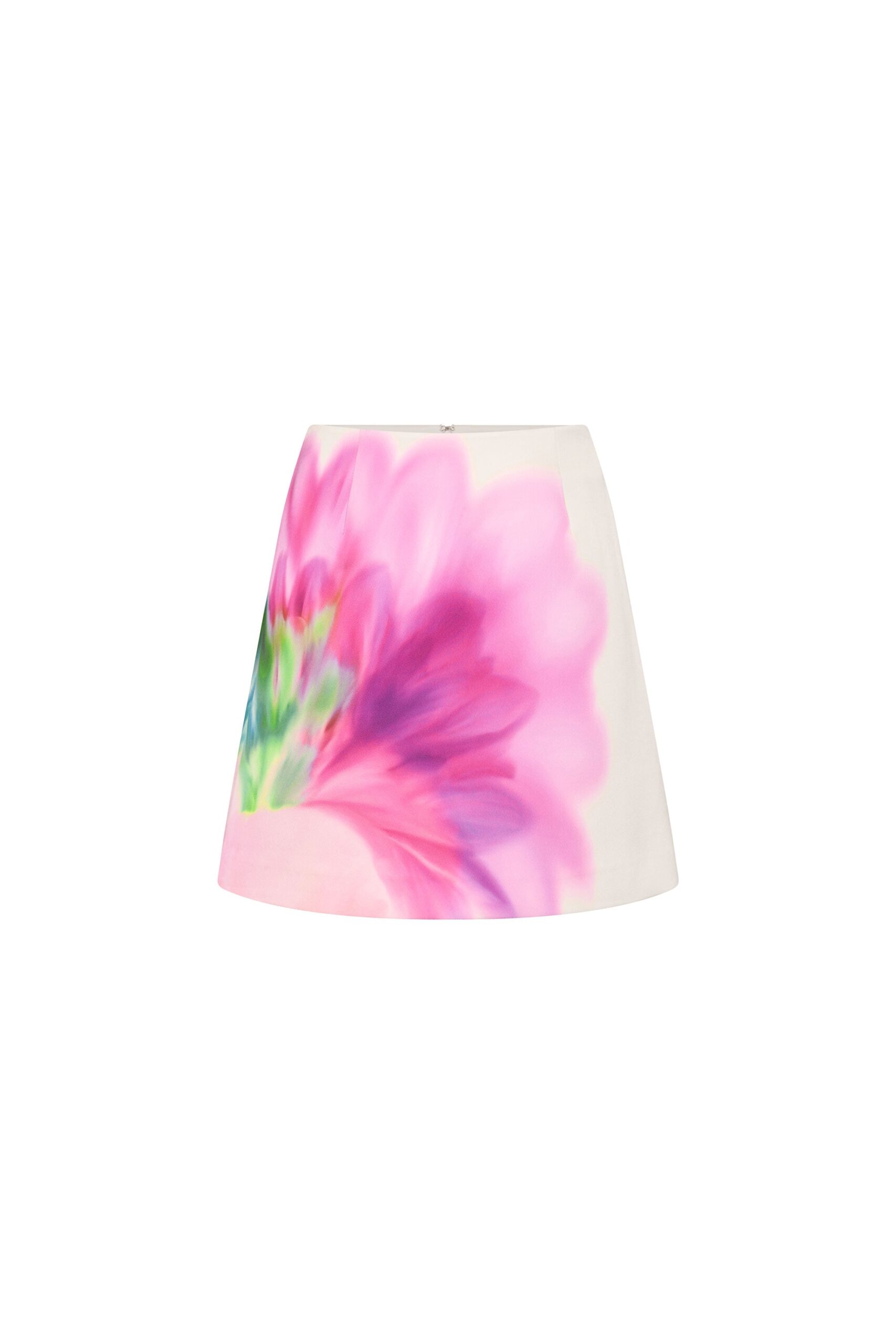 Rebecca Vallance Multicolour Skirts The Dahlia Blossom Skirt captivates with its vibrant custom floral print