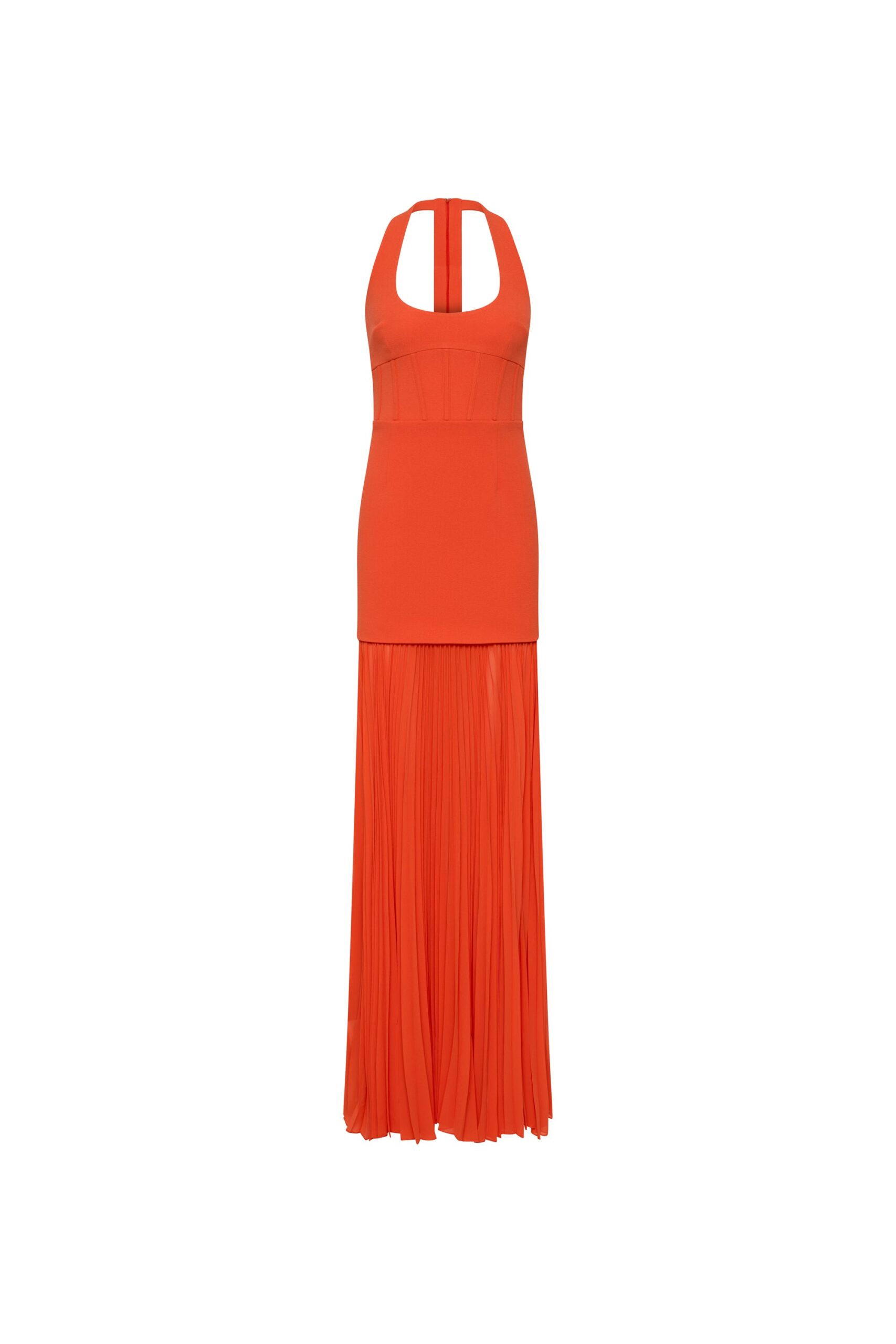 Rebecca Vallance Orange Dresses The Empress Maxi Dress captivates in a vibrant orange hue