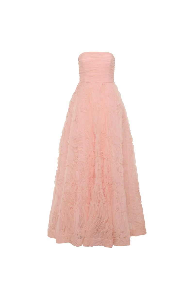 Rebecca Vallance Pink Dresses The Willow Gown is captivating in blush pink