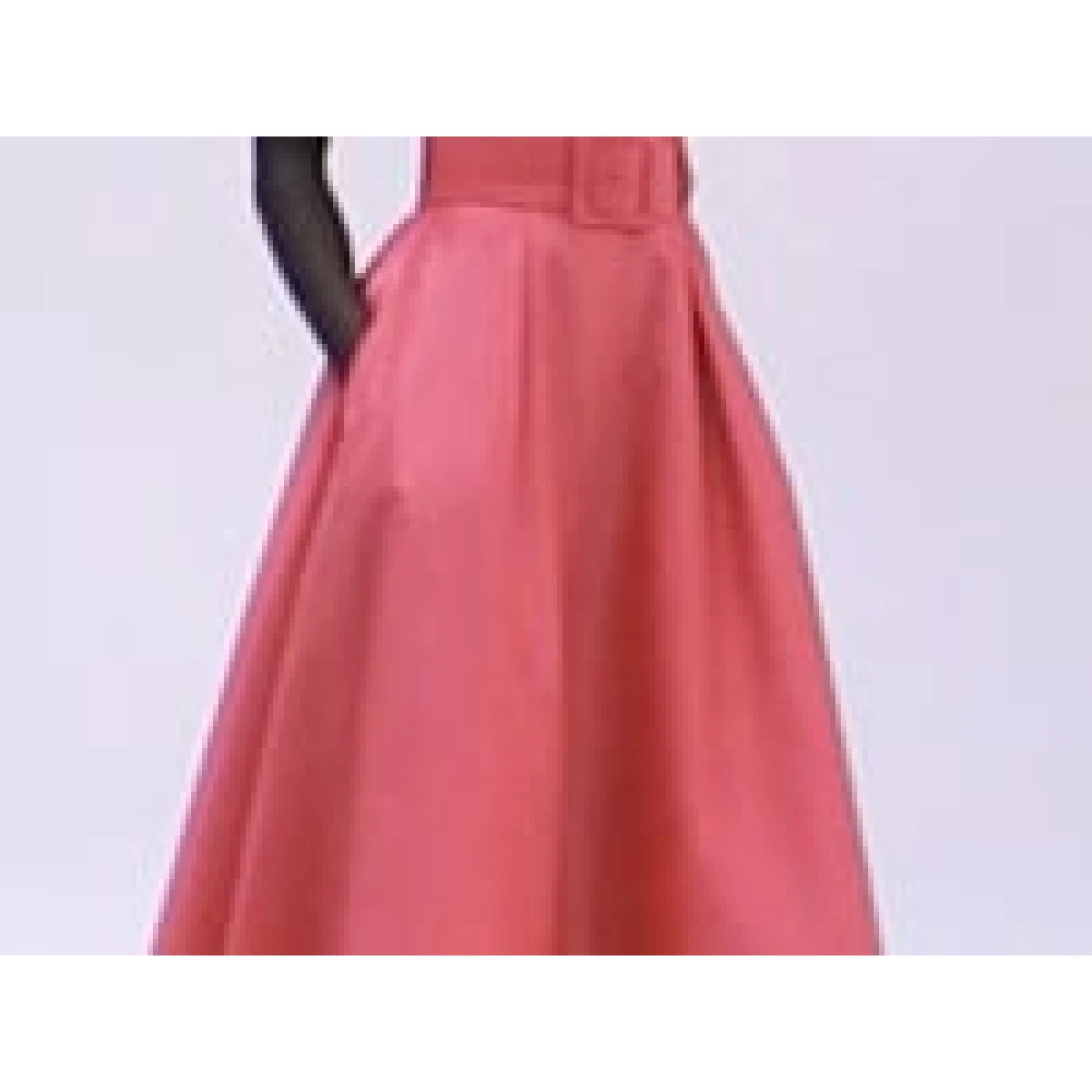 Rebecca Vallance Pink Dresses The Maple Halter Midi Dress radiates playful elegance in a captivating pink hue. Crafted from taffeta