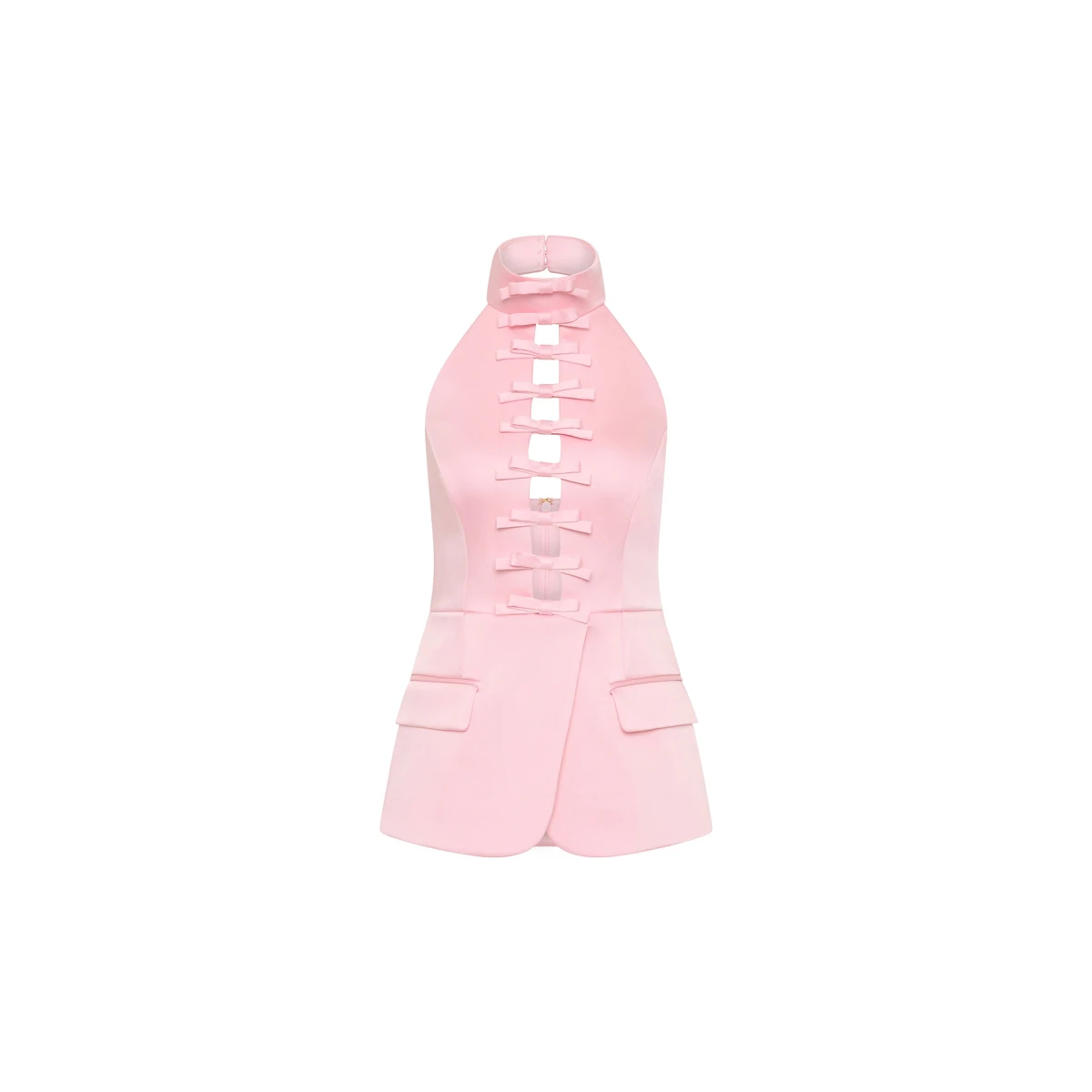 Rebecca Vallance Pink Tops The Aymee Top is playful and charming in soft pink