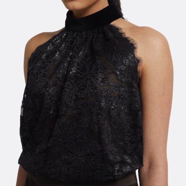 Akira Top In Black by Safiyaa ‚Äì luxury tops in Black available at Coveti