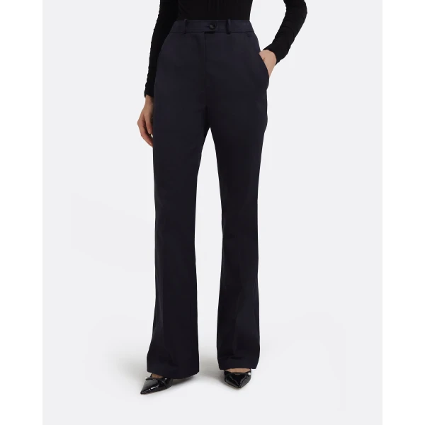 Safiyaa Alexis Trousers In Midnight Navy, view 4