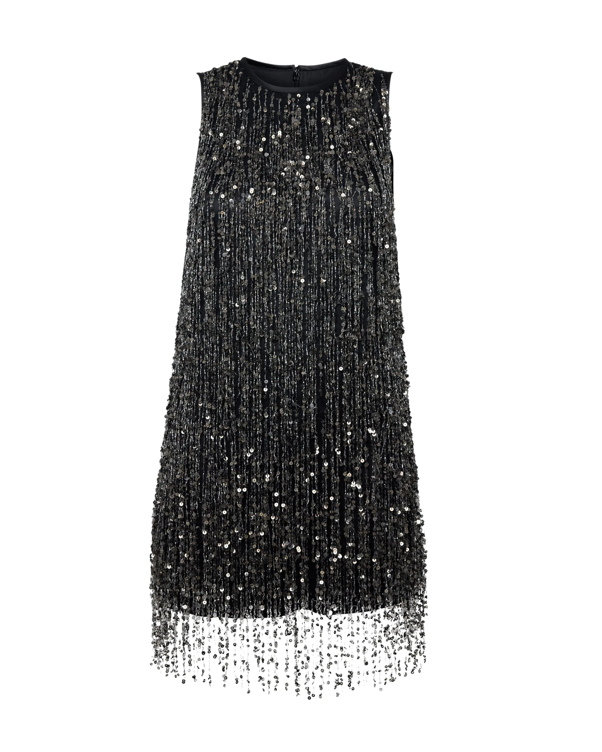 Safiyaa-Amal-Short-Dress-In-Black-With-Gunmetal-Coveti-5-scaled88005_nobg Safiyaa Dresses luxury Clothing from Coveti Marketplace