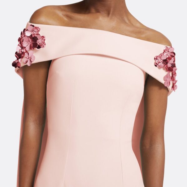 Arabella Harness With Soshin Dress In Pale Pink by Safiyaa ‚Äì luxury dresses in Pink available at Coveti