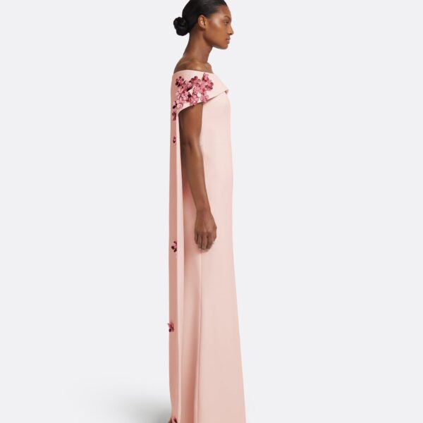 Arabella Harness With Soshin Dress In Pale Pink by Safiyaa ‚Äì luxury dresses in Pink available at Coveti