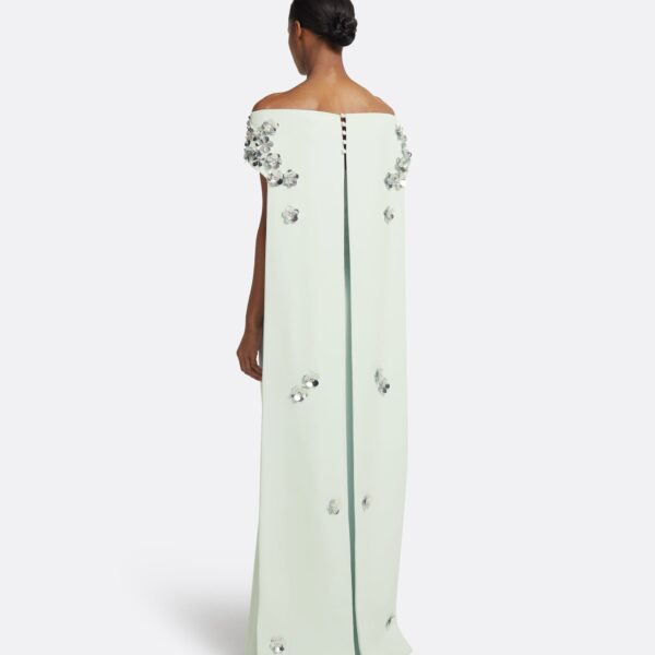 Arabella Harness With Soshin Dress In Spearmint by Safiyaa ‚Äì luxury dresses in Green available at Coveti