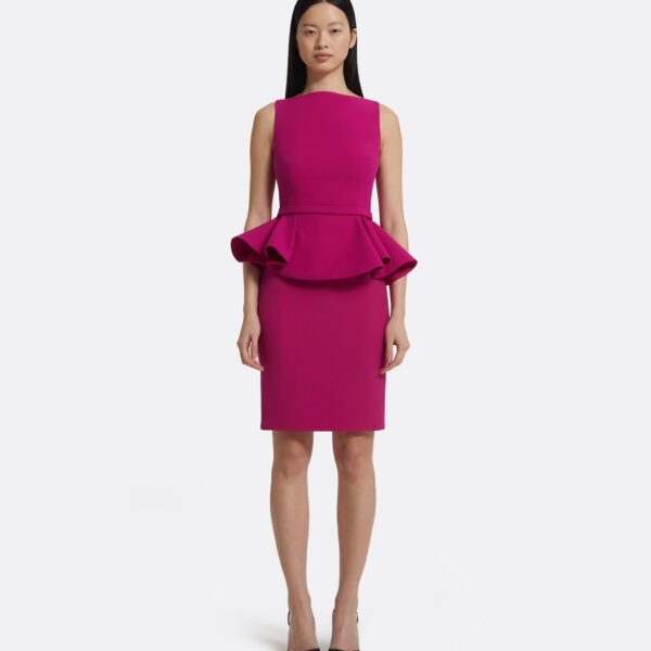 Ayaka Skirt In Fuchsia by Safiyaa ‚Äì luxury skirts in Pink available at Coveti