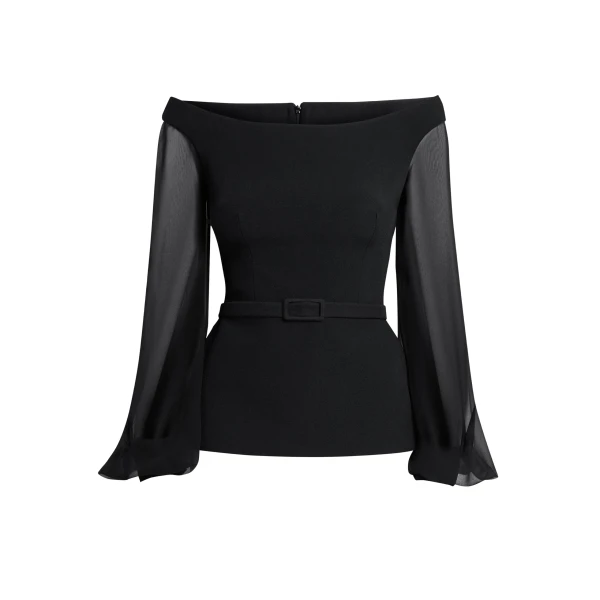 Safiyaa Tops luxury Clothing from Coveti Marketplace