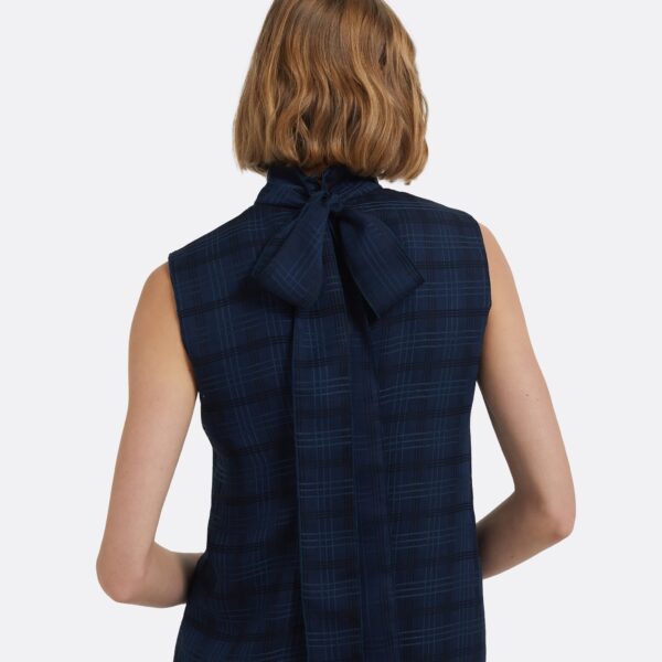 Carissa Short Dress In Navy by Safiyaa ‚Äì luxury dresses in Blue available at Coveti