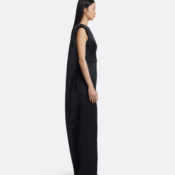 Erica Long Dress In Black by Safiyaa ‚Äì luxury dresses in Black available at Coveti