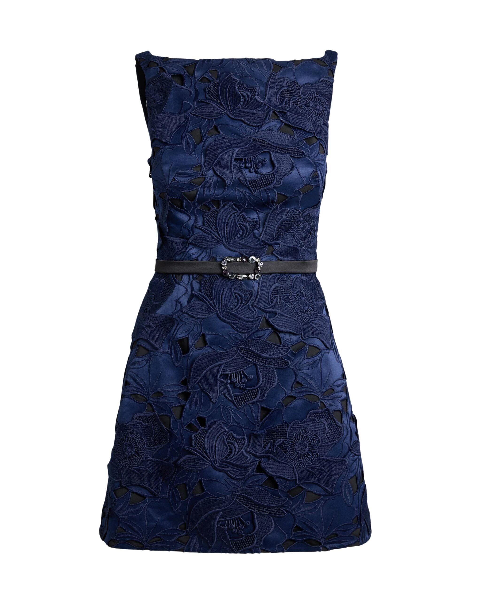 Safiyaa-Gren-Short-Dress-In-Midnight-Navy-With-Gunmetal-Embellishments-Coveti-5-scaled73619_nobg Safiyaa Dresses luxury Clothing from Coveti Marketplace
