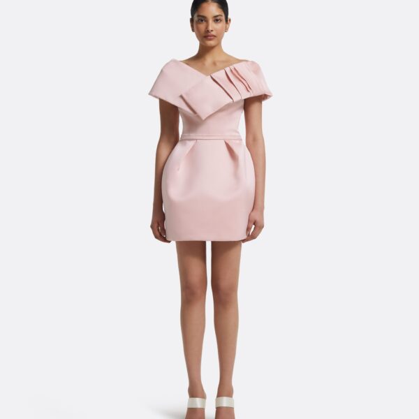 Hanabi Harness In Lotus Bloom by Safiyaa ‚Äì luxury tops in Pink available at Coveti