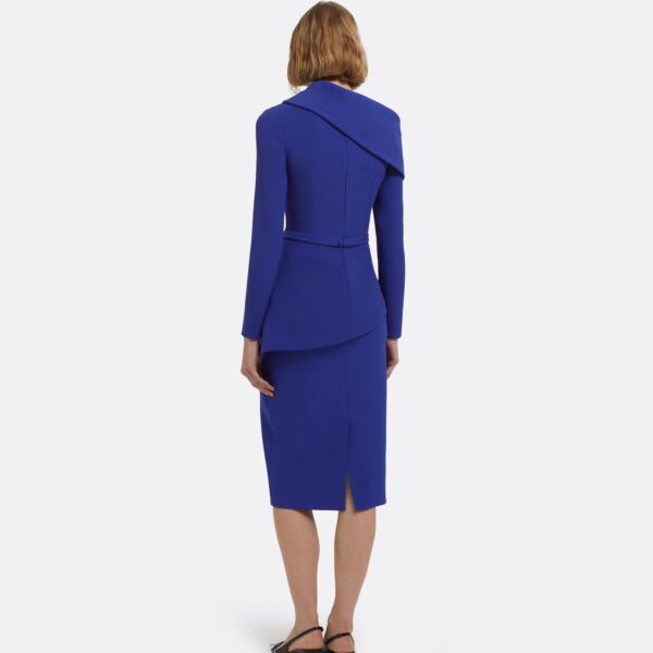 Hokoku Skiathos Blue Skirt by Safiyaa ‚Äì luxury skirts in Blue available at Coveti