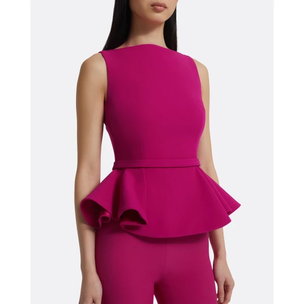 Safiyaa Komomi Top In Fuchsia, view 5