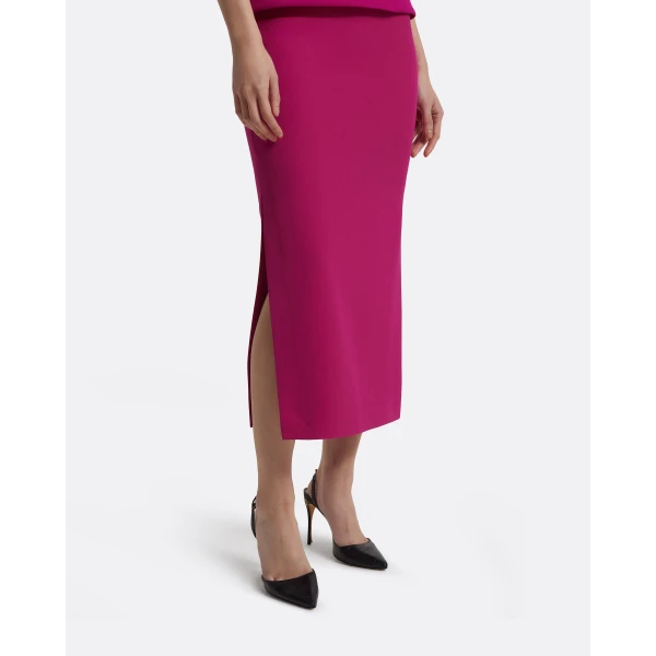 Safiyaa Kyoto Skirt In Fuchsia, view 4