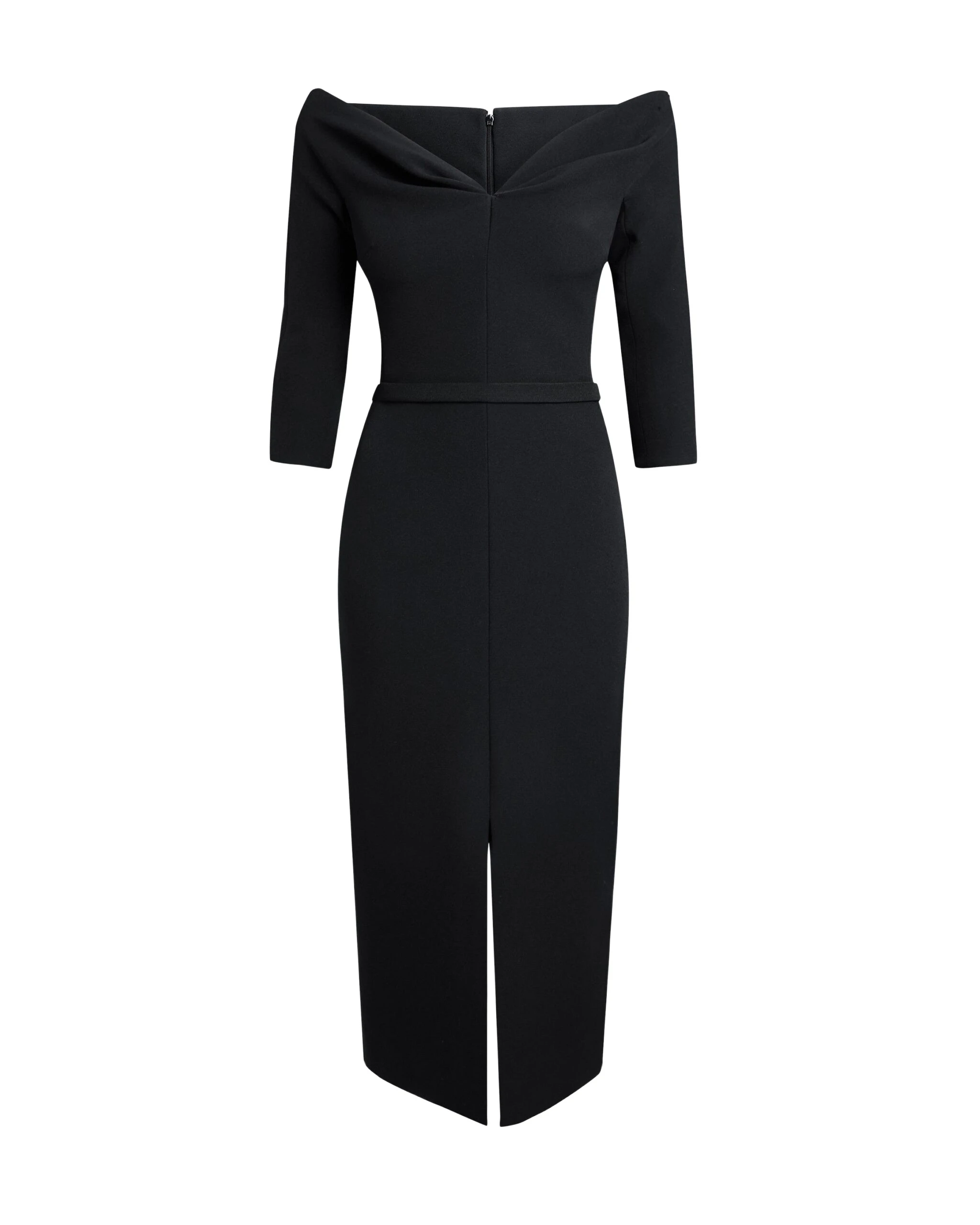 Safiyaa-Linda-Midi-Dress-In-Black-Coveti-5-scaled17724_nobg Safiyaa Dresses luxury Clothing from Coveti Marketplace