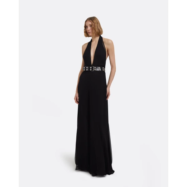 Safiyaa Lisbeth Belt In Black, view 2