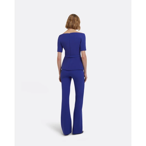 Safiyaa Lyddie Top In Skiathos Blue, view 6