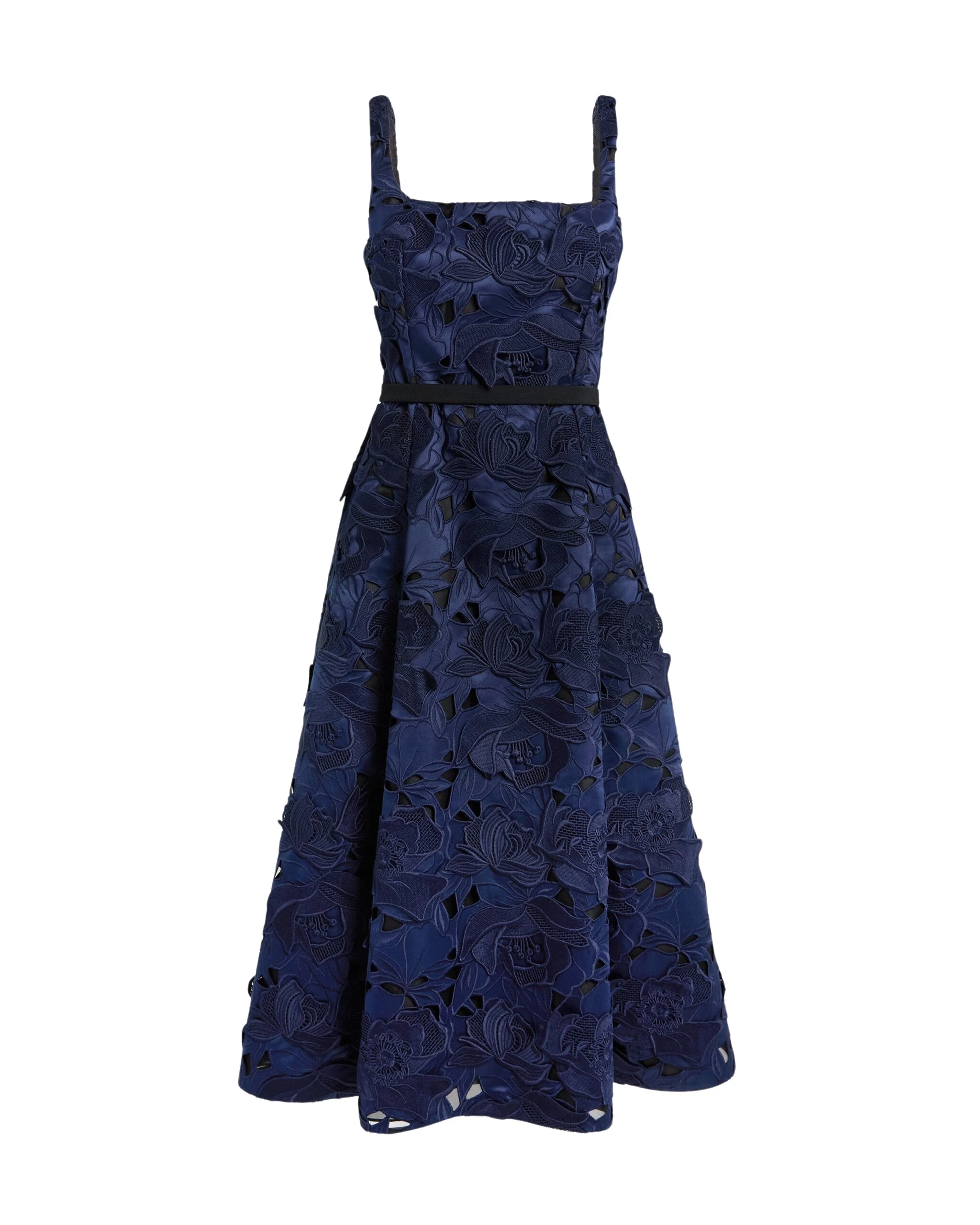 Safiyaa-Marnie-Midi-Dress-In-Black-And-Navy-Coveti-5-scaled38313_nobg Safiyaa Dresses luxury Clothing from Coveti Marketplace