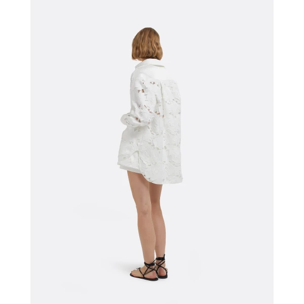 Safiyaa Matilda Skirt In Ivory, view 3