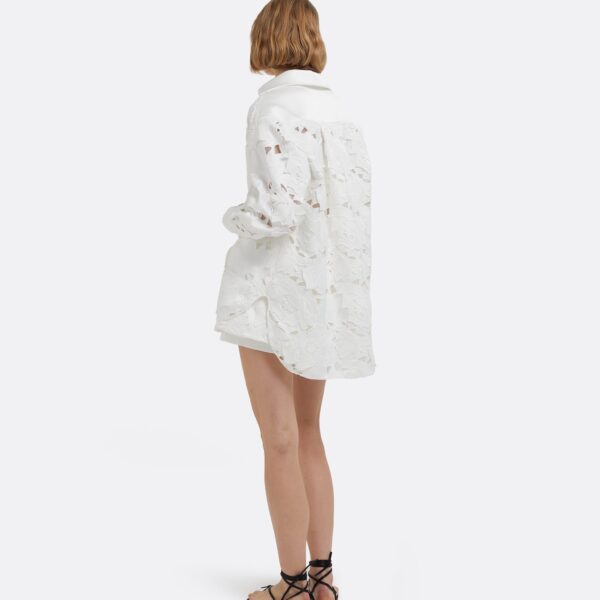 Matilda Skirt In Ivory by Safiyaa ‚Äì luxury skirts in Ivory available at Coveti