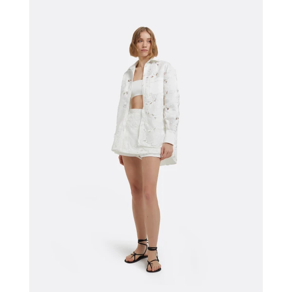 Safiyaa Matilda Skirt In Ivory, view 6