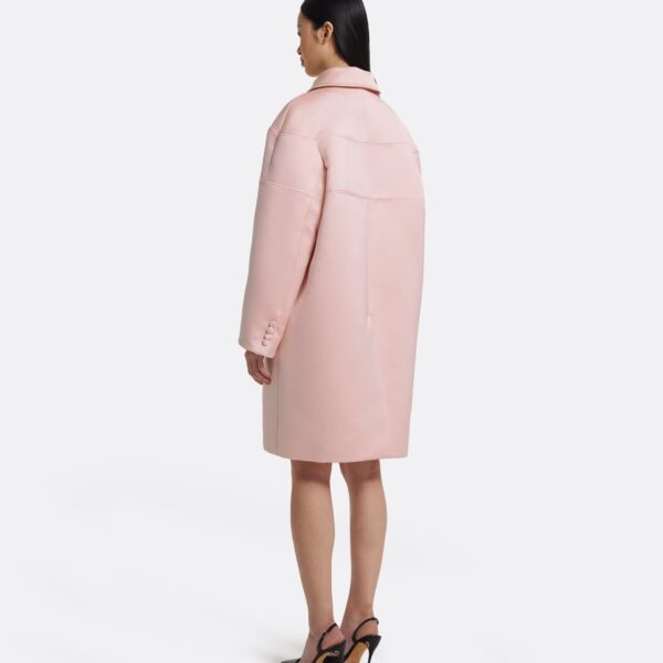 Mirai Jackets In Lotus Bloom With Black Pearl by Safiyaa ‚Äì luxury jackets in Pink available at Coveti