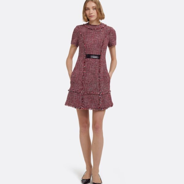 Misa Short Dress In Multi-Pinks by Safiyaa ‚Äì luxury dresses in Pink available at Coveti
