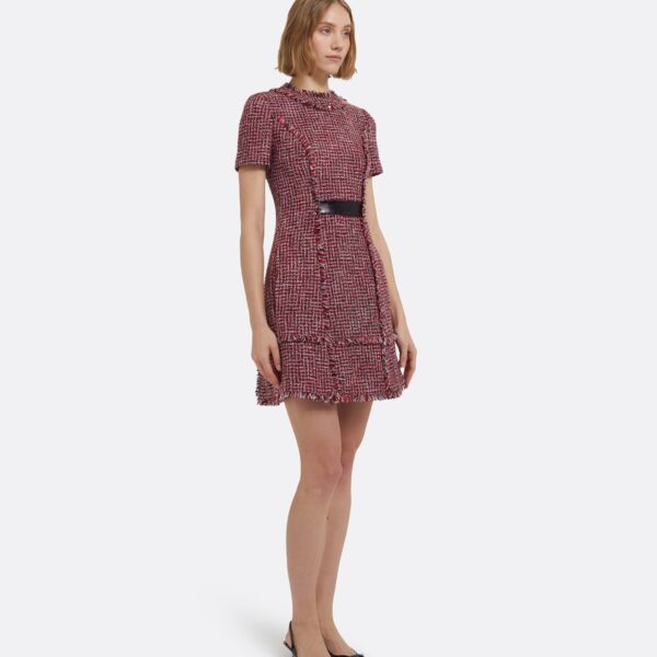 Misa Short Dress In Multi-Pinks by Safiyaa ‚Äì luxury dresses in Pink available at Coveti