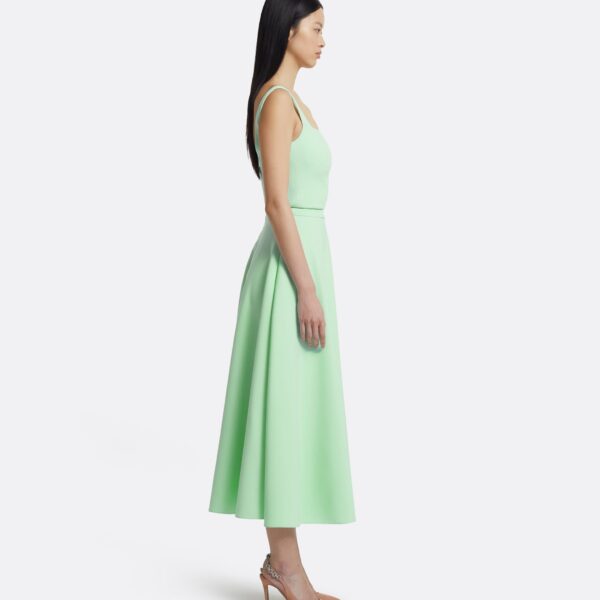 Miwa Skirt In Brook Green by Safiyaa ‚Äì luxury skirts in Green available at Coveti