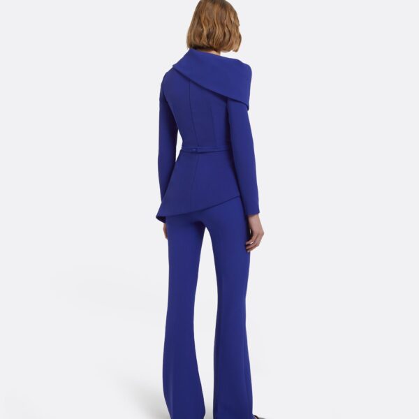 Odessa Tops In Skiathos Blue by Safiyaa ‚Äì luxury tops in Blue available at Coveti