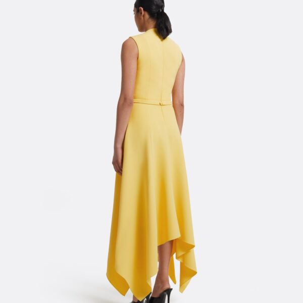 Okimi Dress In Aspen Gold by Safiyaa ‚Äì luxury dresses in Gold available at Coveti
