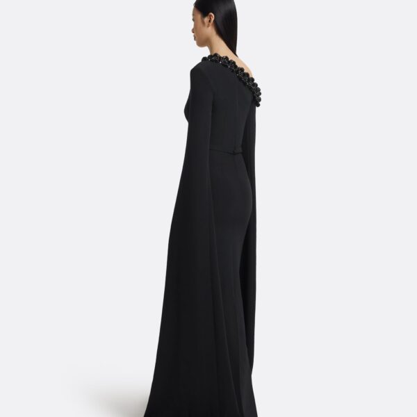Rinna Long Dress In Black by Safiyaa ‚Äì luxury dresses in Black available at Coveti