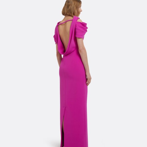 Riva Long Dress In Pompeii by Safiyaa ‚Äì luxury dresses in Pink available at Coveti