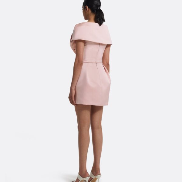 Senka Short Dress & Hanabi Harness In Lotus Bloom by Safiyaa ‚Äì luxury dresses in Pink available at Coveti