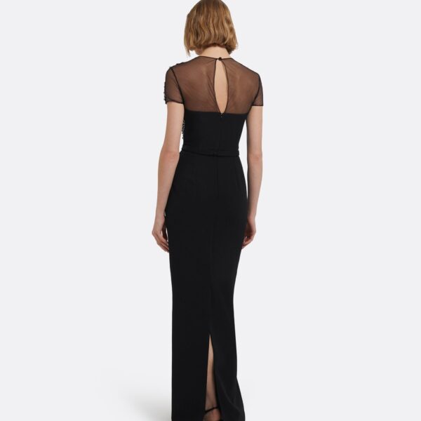 Solani Long Dress In Black by Safiyaa ‚Äì luxury dresses in Black available at Coveti