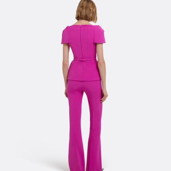 Thalia Top In Pompeii by Safiyaa ‚Äì luxury tops in Pink available at Coveti
