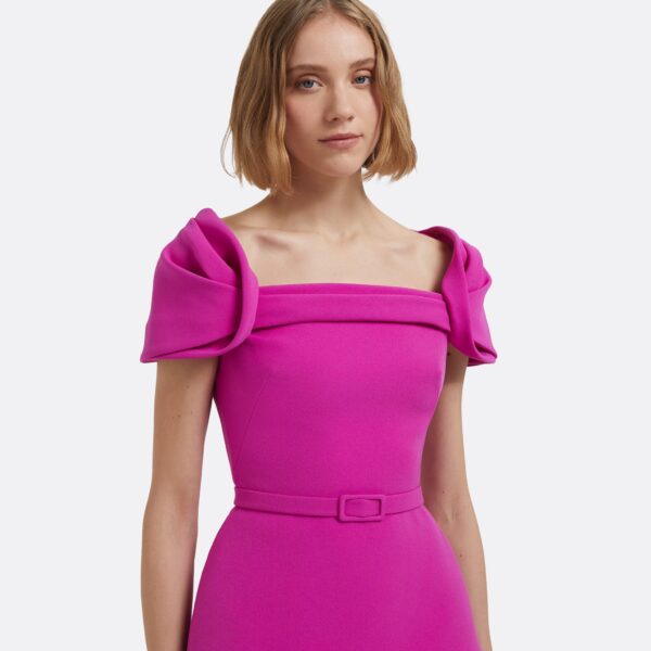Thalia Top In Pompeii by Safiyaa ‚Äì luxury tops in Pink available at Coveti