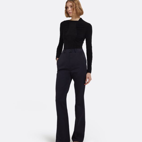 Tova Bodysuit In Black by Safiyaa ‚Äì luxury bodysuit in Black available at Coveti