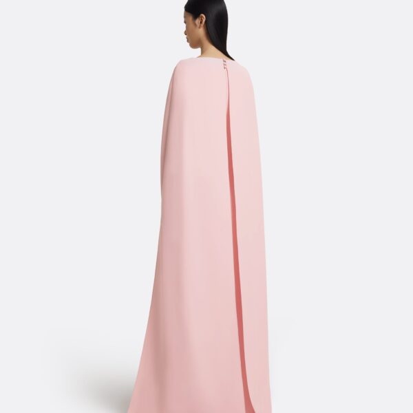 Yuna Long Dress In Lychee by Safiyaa ‚Äì luxury dresses in Pink available at Coveti